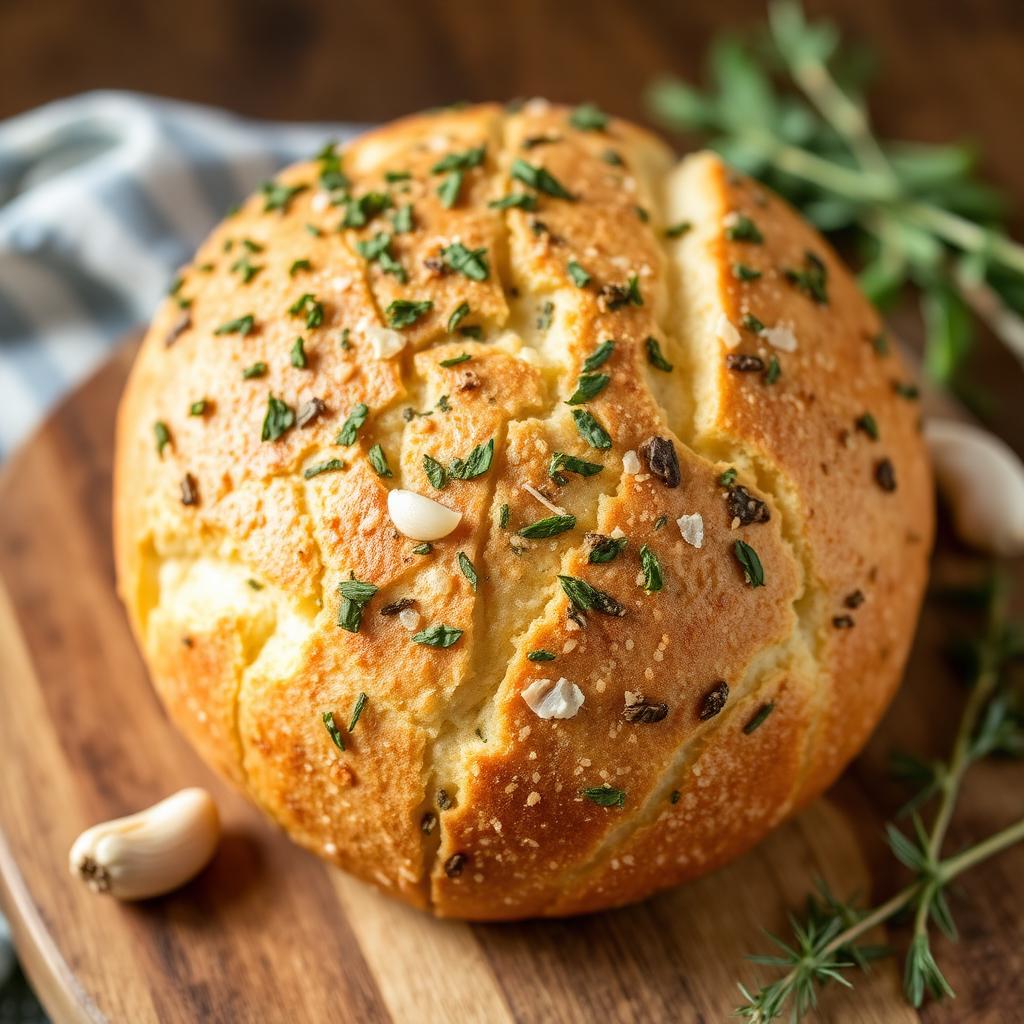Garlic & Herb Kamut Bread